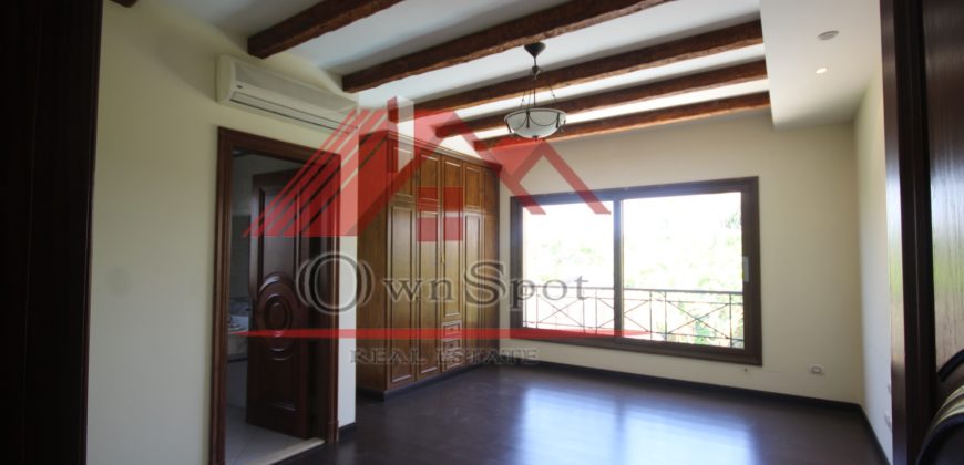 Fully renovated modern semi furnished villa for rent in Katameya Heghits