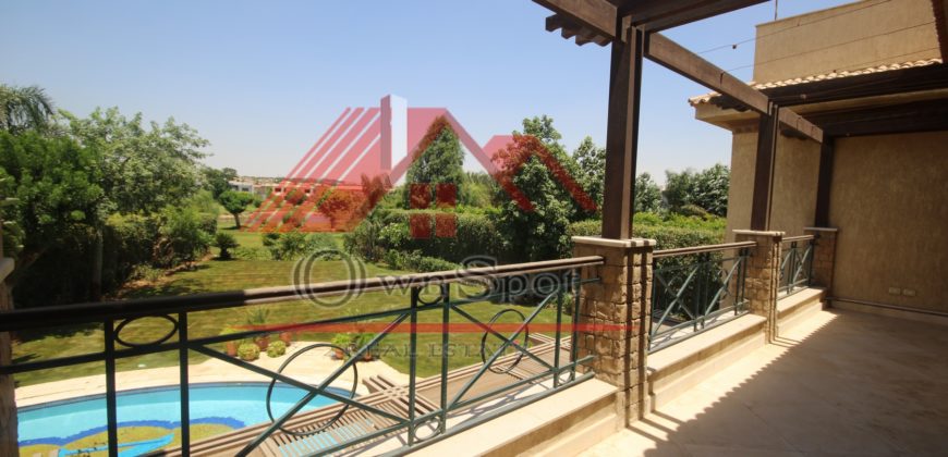 Fully renovated modern semi furnished villa for rent in Katameya Heghits