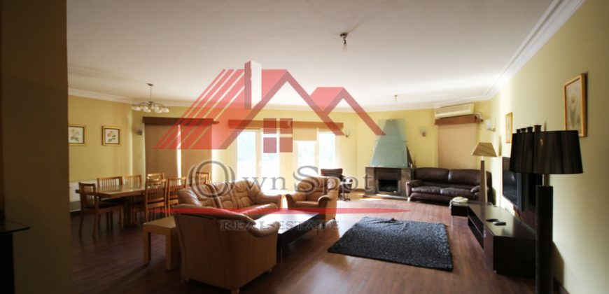 High ceiling Modern apartment for rent in New Cairo