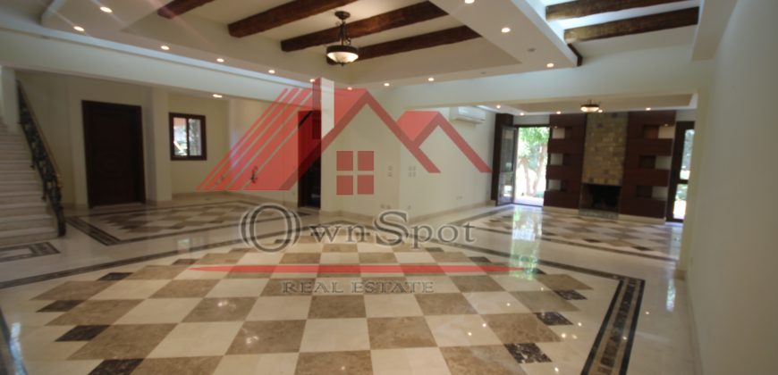 Fully renovated modern semi furnished villa for rent in Katameya Heghits