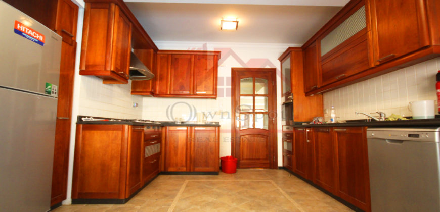 4 Bedrooms Semi Furnished Apartment For Rent In Maadi Degla