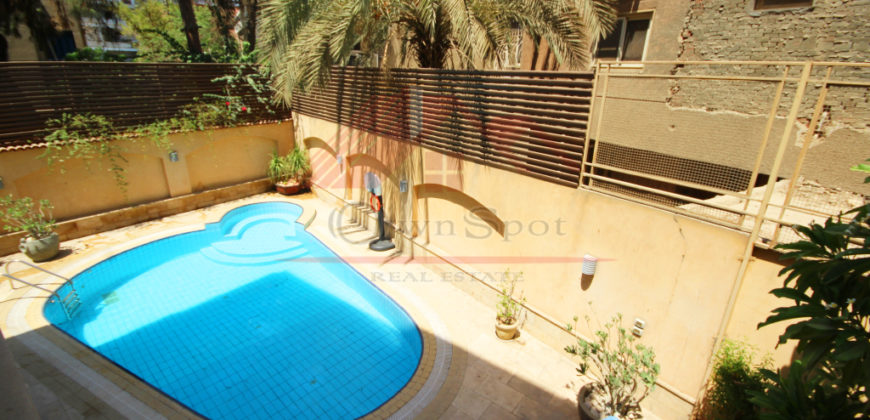 4 Bedrooms Semi Furnished Apartment For Rent In Maadi Degla