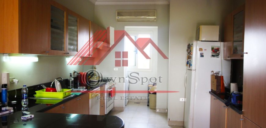 very clean fully equipped apartment for rent in Katameya Heights