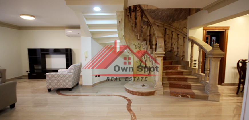 Duplex for rent in maadi degla