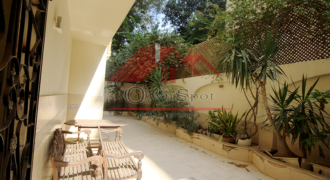 Ground floor with private garden for rent in maadi sarayat