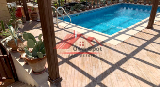 Modern penthouse with pool for rent in maadi sarayat