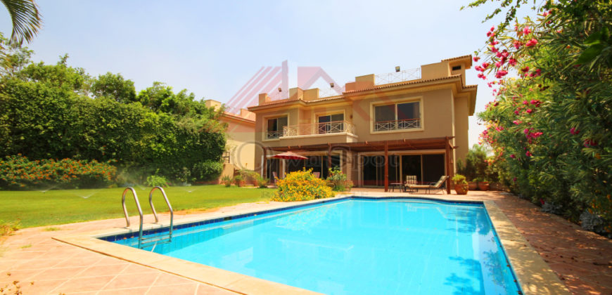 Lovely villa for rent in katameya heights