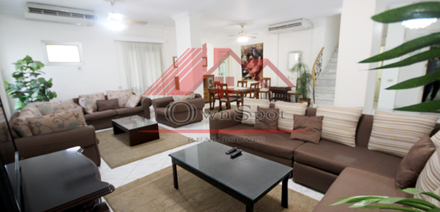 Duplex for rent in maadi sarayat