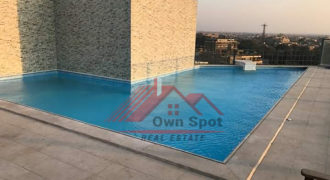 Apartment with shared pool for rent in maadi sarayat