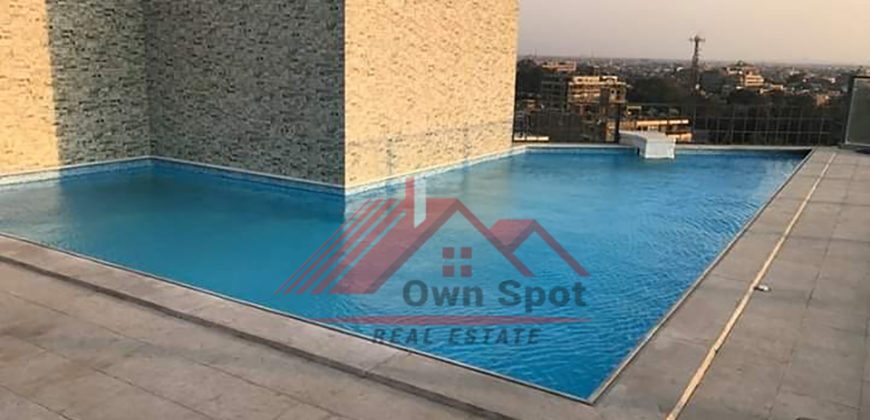 Apartment with shared pool for rent in maadi sarayat