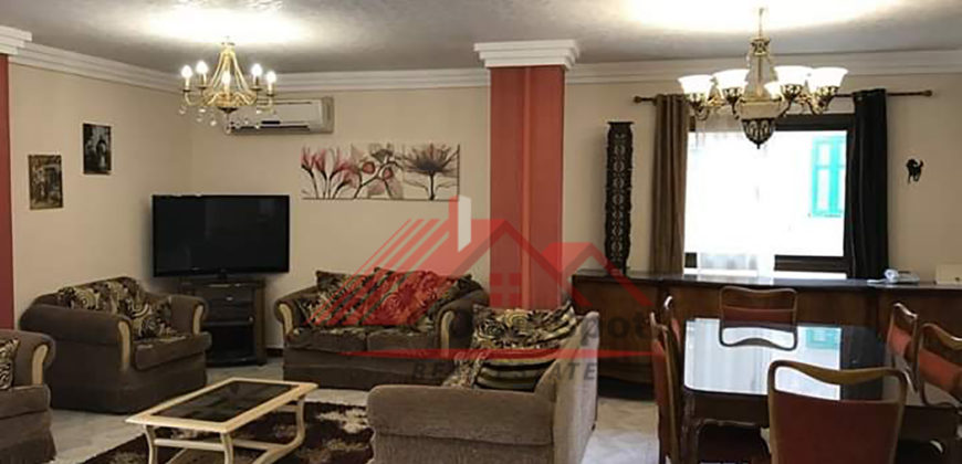 Furnished apartment for rent in maadi sarayat