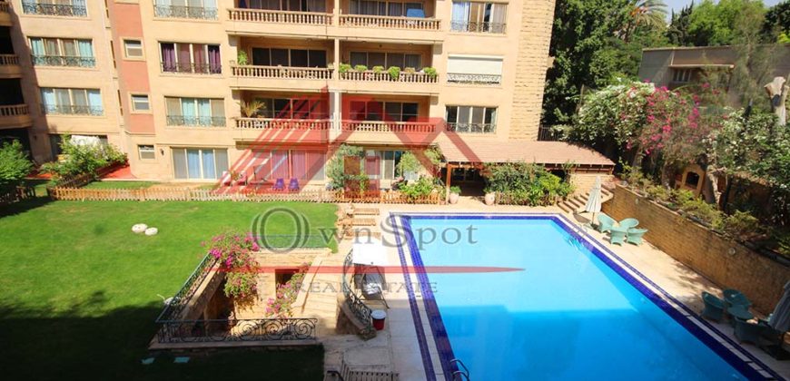 Apartment with good view for rent in maadi sarayat