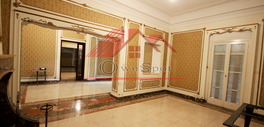 Semi furnished modern villa for rent in maadi sarayat