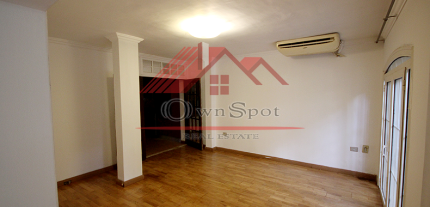 Duplex ground floor for rent in maadi sarayat