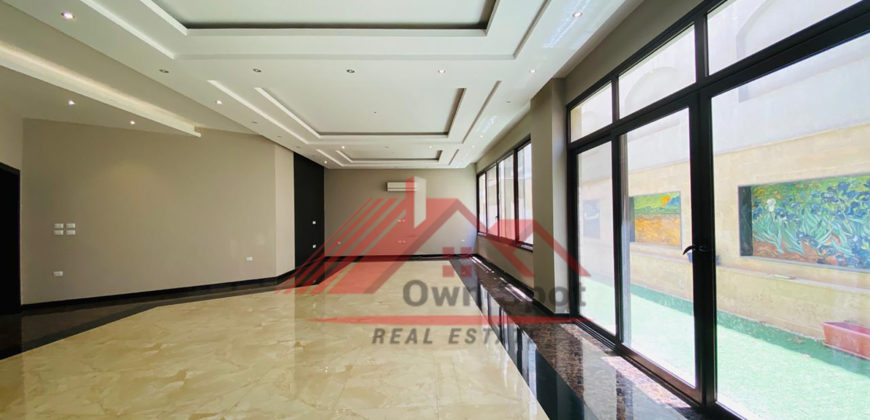 Penthouse with pool&garden for rent in shouyfat