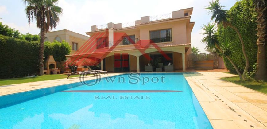 Good located villa for rent in katameya heights