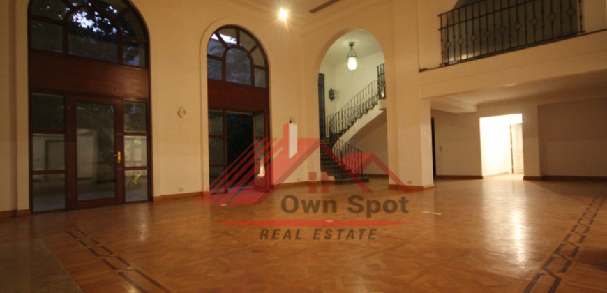 Ground floor duplex for rent in maadi sarayat