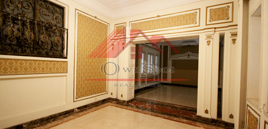 Semi furnished modern villa for rent in maadi sarayat