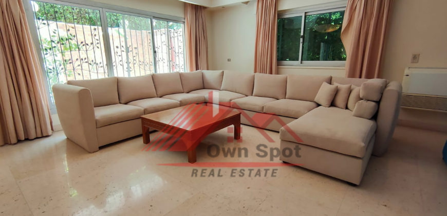 Ground floor with private entrance for rent in maadi sarayat