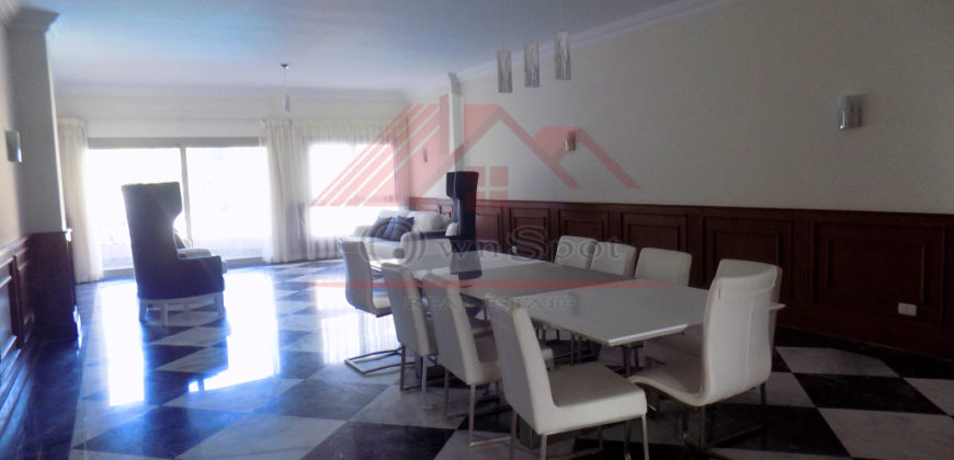 Apartment with shared pool for rent in maadi sarayat