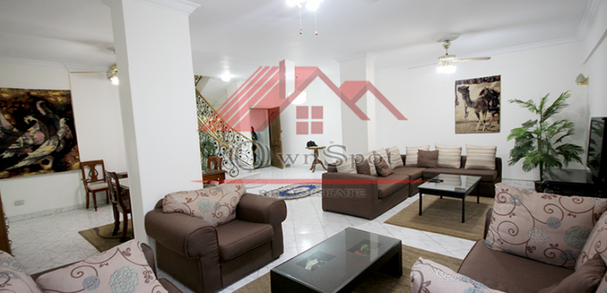 Good chance duplex for rent in maadi sarayat