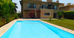 Modern middle floor with pool&garden for rent in katameya heights