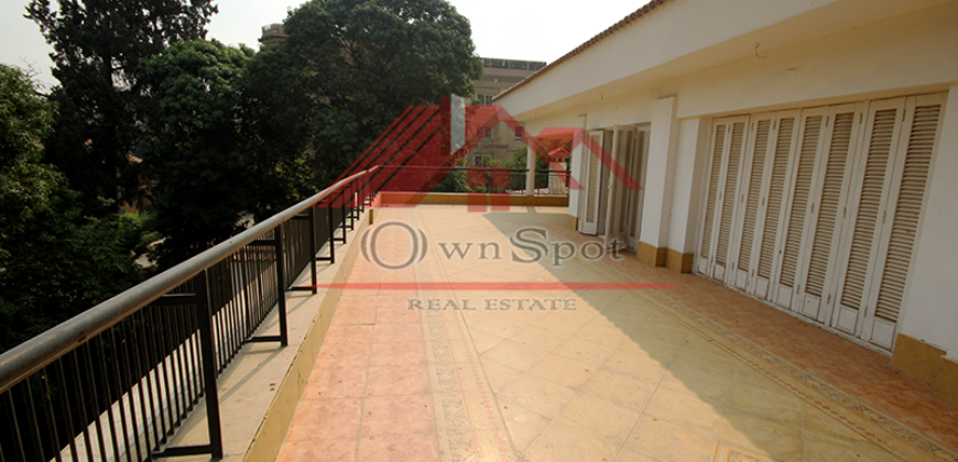 Semi furnished modern villa for rent in maadi sarayat