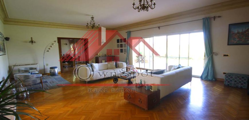 Spacious villa for rent in katameya heights