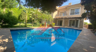 Semi furnished villa for rent in katameya heights