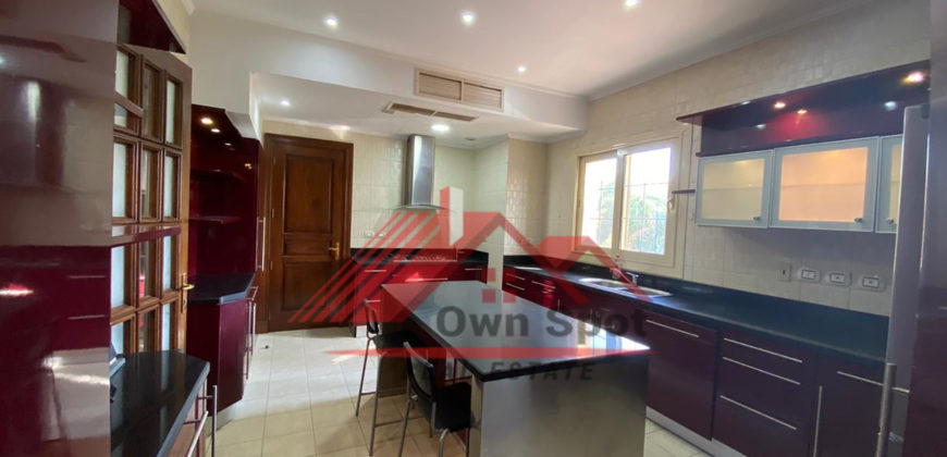 Good view villa for rent in katameya heights