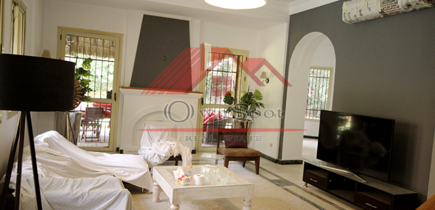 Good view villa for rent in maadi sarayat