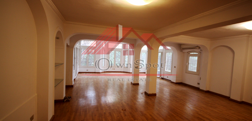 Duplex ground floor for rent in maadi sarayat