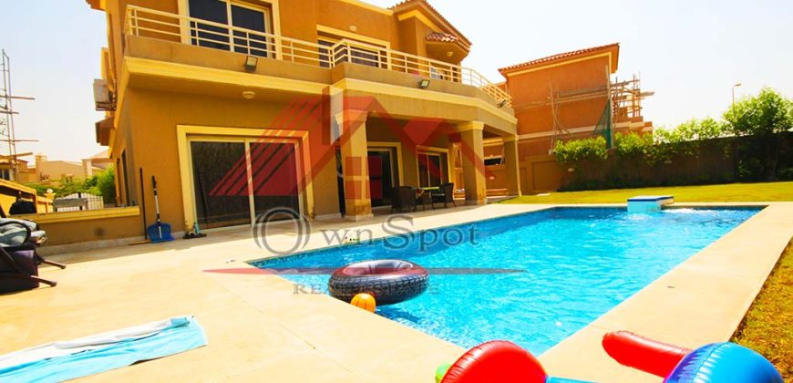  Modern villa for rent in katameya paradise