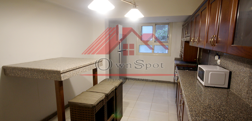 Amazing modern ground floor for rent in maadi sarayat