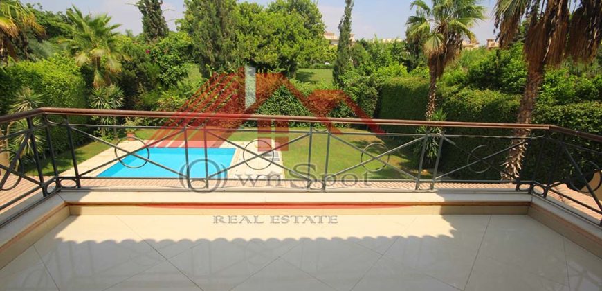 Good located villa for rent in katameya heights