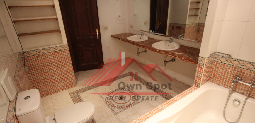 Ground floor duplex for rent in maadi sarayat