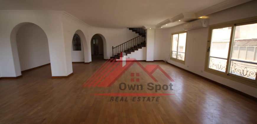 Penthouse with big terrace for rent in maadi sarayat