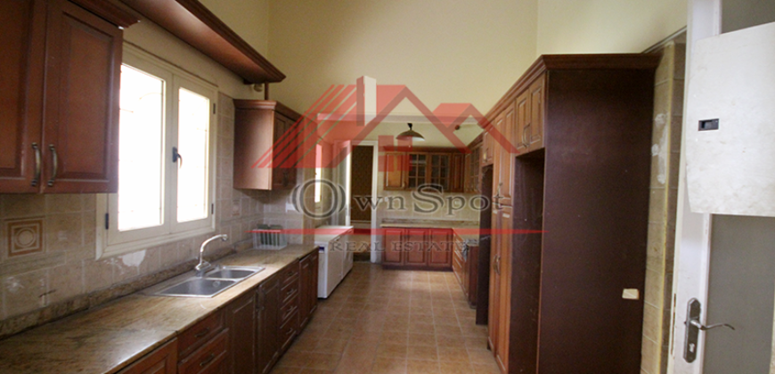 Semi furnished modern villa for rent in maadi sarayat