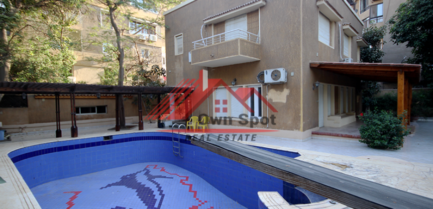 Amazing modern villa for rent in maadi sarayat