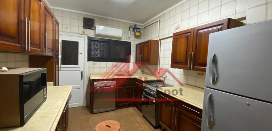 Beautiful ground floor for rent in maadi sarayat