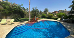 Ground floor villa with pool&garden for rent in arabella