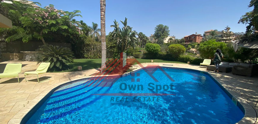 Ground floor villa with pool&garden for rent in arabella