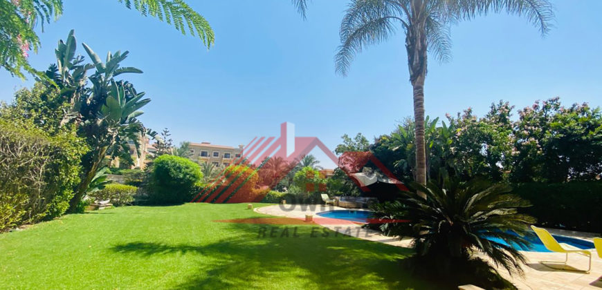 Ground floor villa with pool&garden for rent in arabella